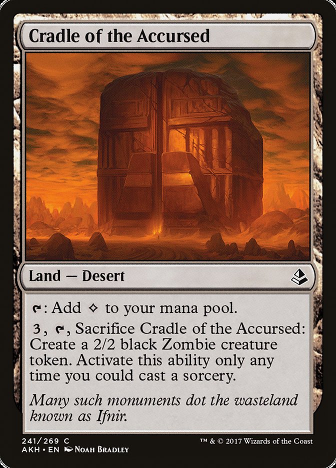 Cradle of the Accursed Amonkhet #241 | Magic! The Gathering Singles