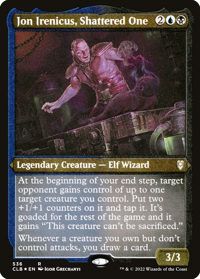 Jon Irenicus, Shattered One - Commander Legends #536 Card Front