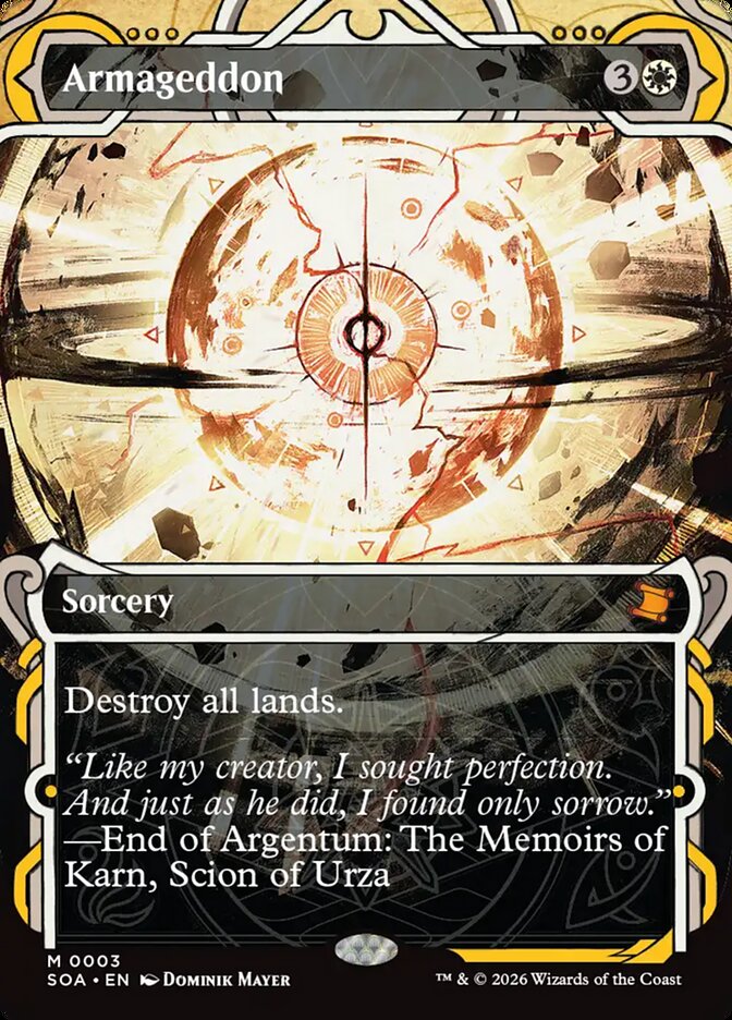 Armageddon Secrets of Strixhaven Mystical Archive #003Card Front