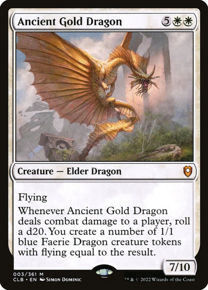 Ancient Gold Dragon - Commander Legends #003