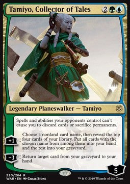 Tamiyo, Collector of Tales Foil Planeswalker Promo - WAR 220