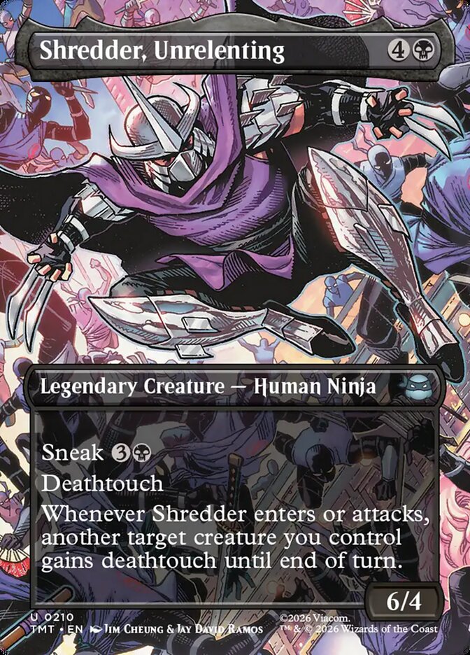 Shredder, Unrelenting Borderless Scene #210