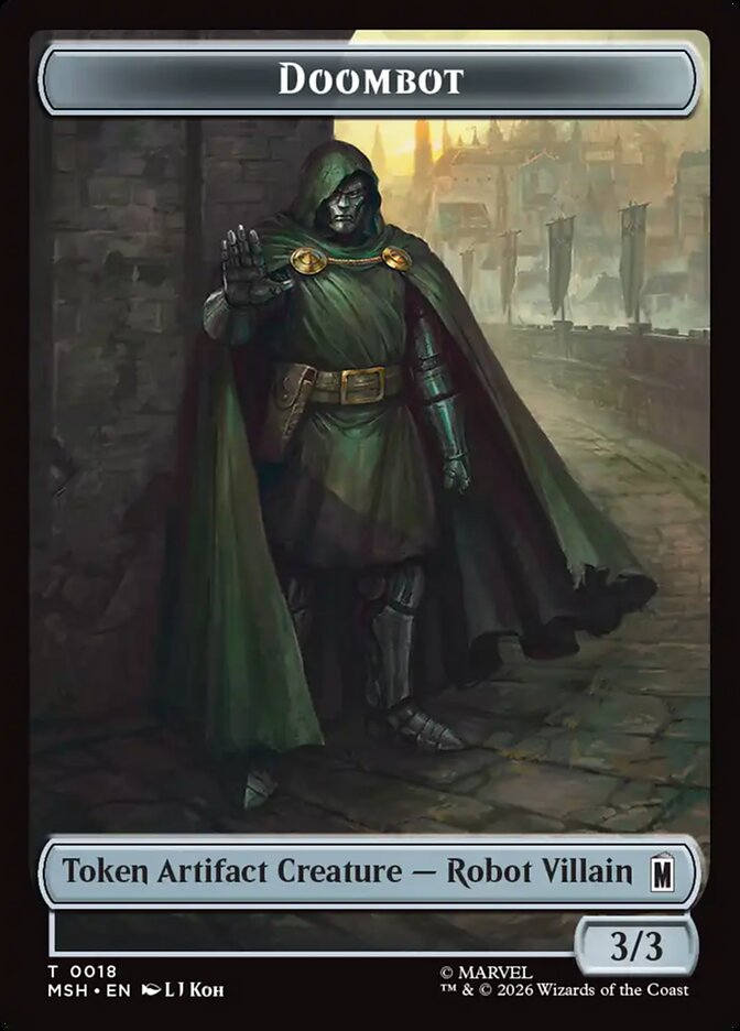 Marvel Superheroes Doombot Card Front