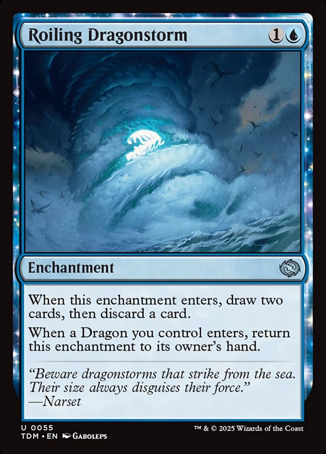Roiling Dragonstorm Tarkir Dragonstorm #055