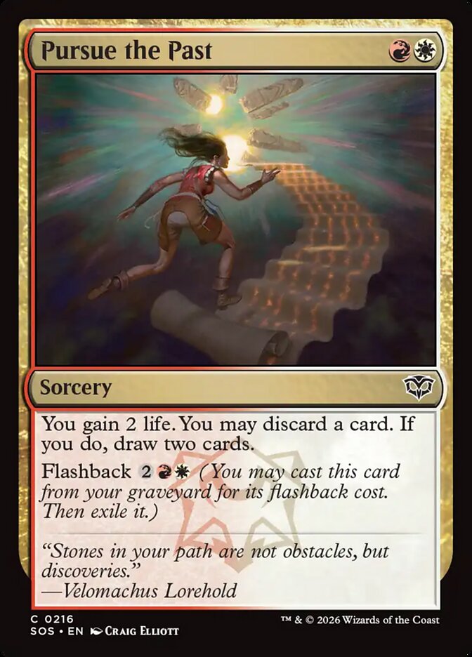 Pursue the Past Secrets of Strixhaven #216Card Front