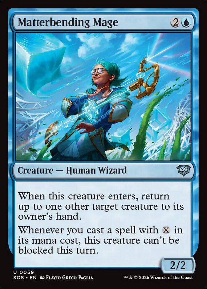 Matterbending Mage Secrets of Strixhaven #059Card Front