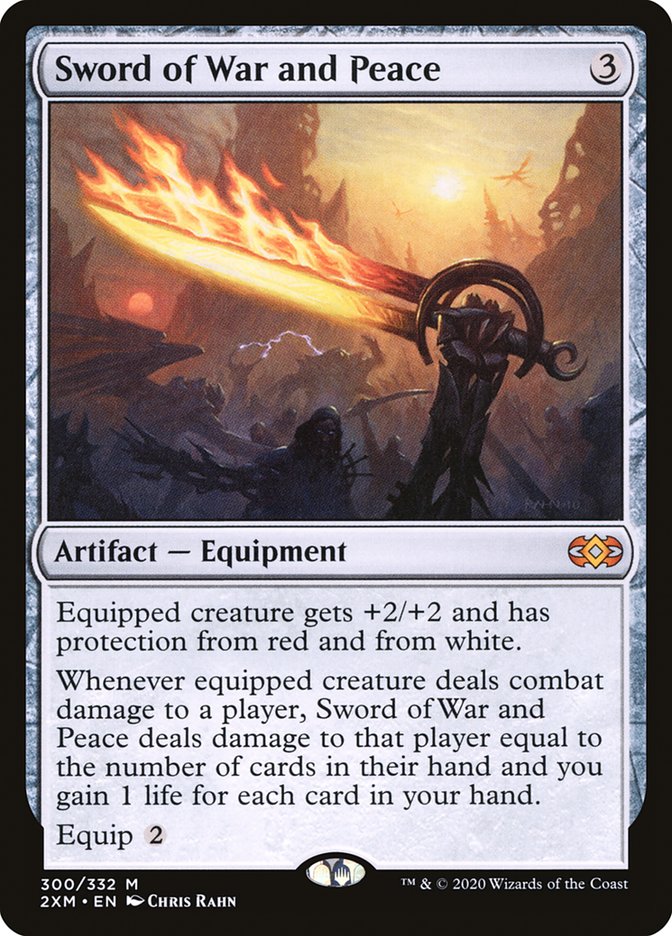 Sword of War and Peace Double Masters #300 Card Front
