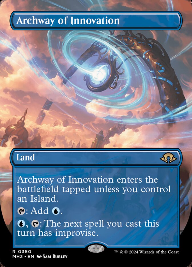 Archway of Innovation Borderless MTG Single | MH3 #350