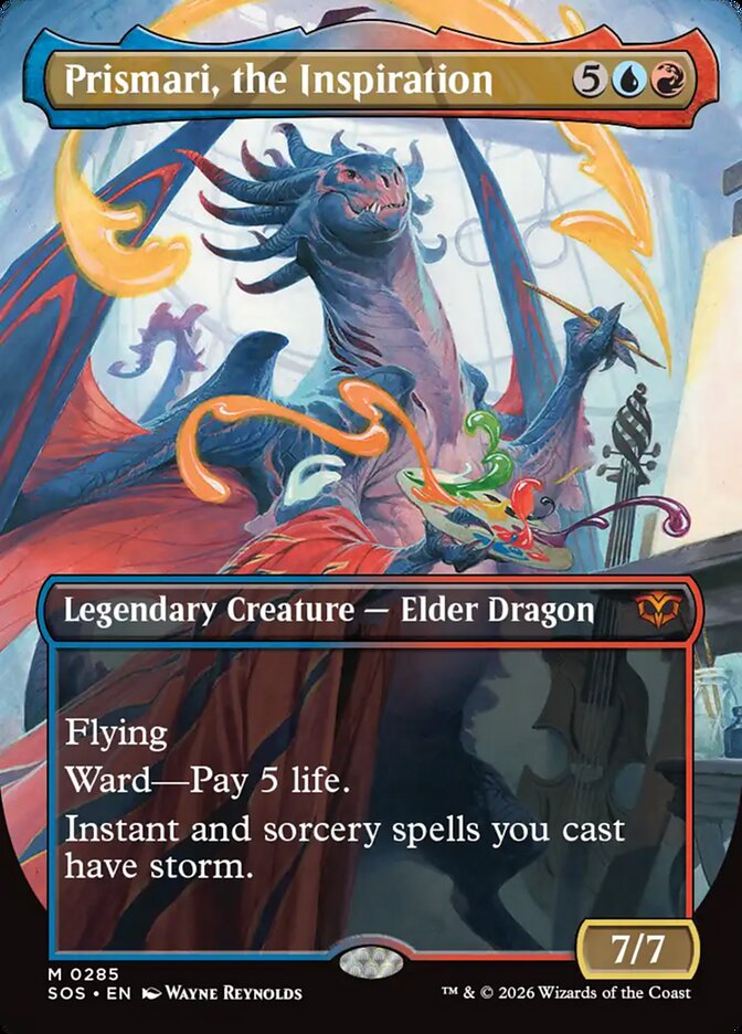 Prismari, the Inspiration Secrets of Strixhaven Borderless #285Card Front