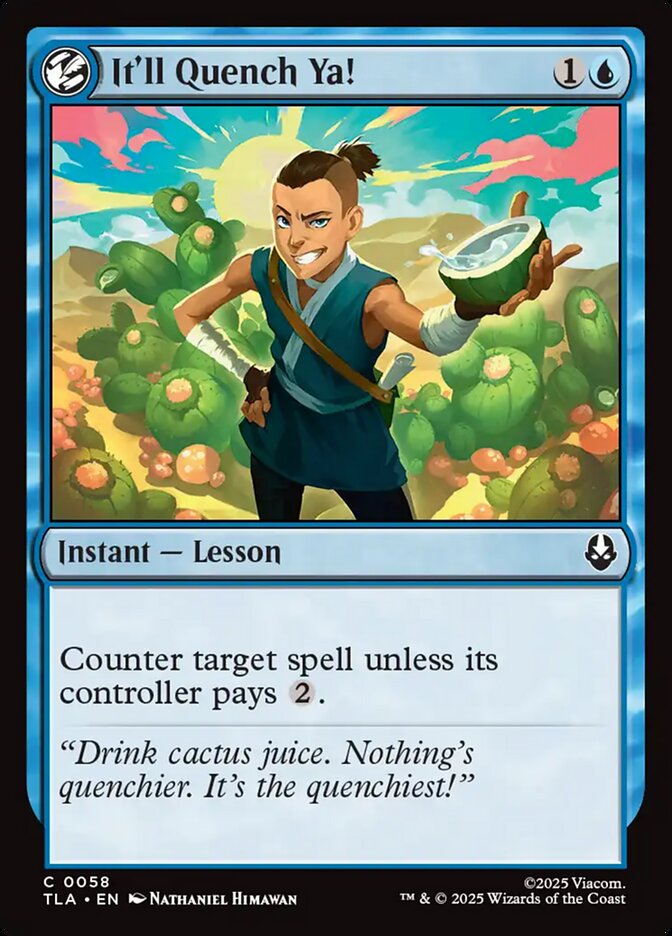 It'll Quench Ya! Avatar The Last Airbender #058 MTG Single Card Front
