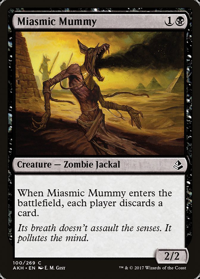 Miasmic Mummy Amonkhet #100 | Magic! The Gathering Singles