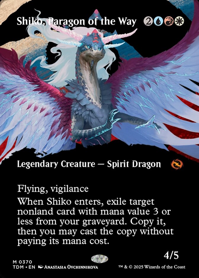Borderless Shiko, Paragon of the Way Tarkir Dragonstorm #370