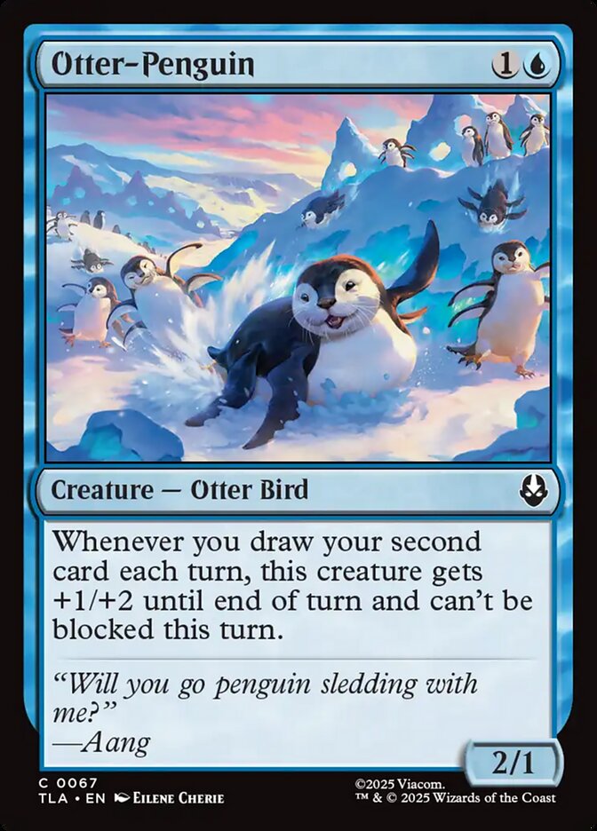 Otter-Penguin Avatar The Last Airbender #067 MTG Single Card Front
