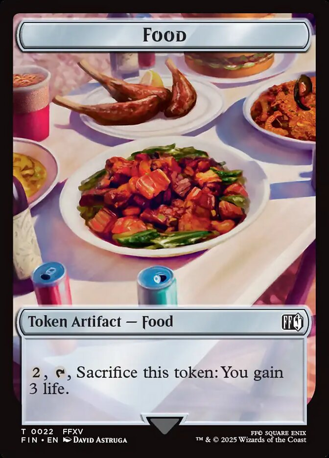 Final Fantasy Food Token #022 Card Front