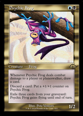 Psychic Frog Retro Frame MTG Sin...