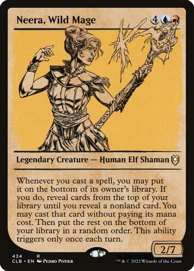 Neera, Wild Mage - Commander Legends #434 Card Front