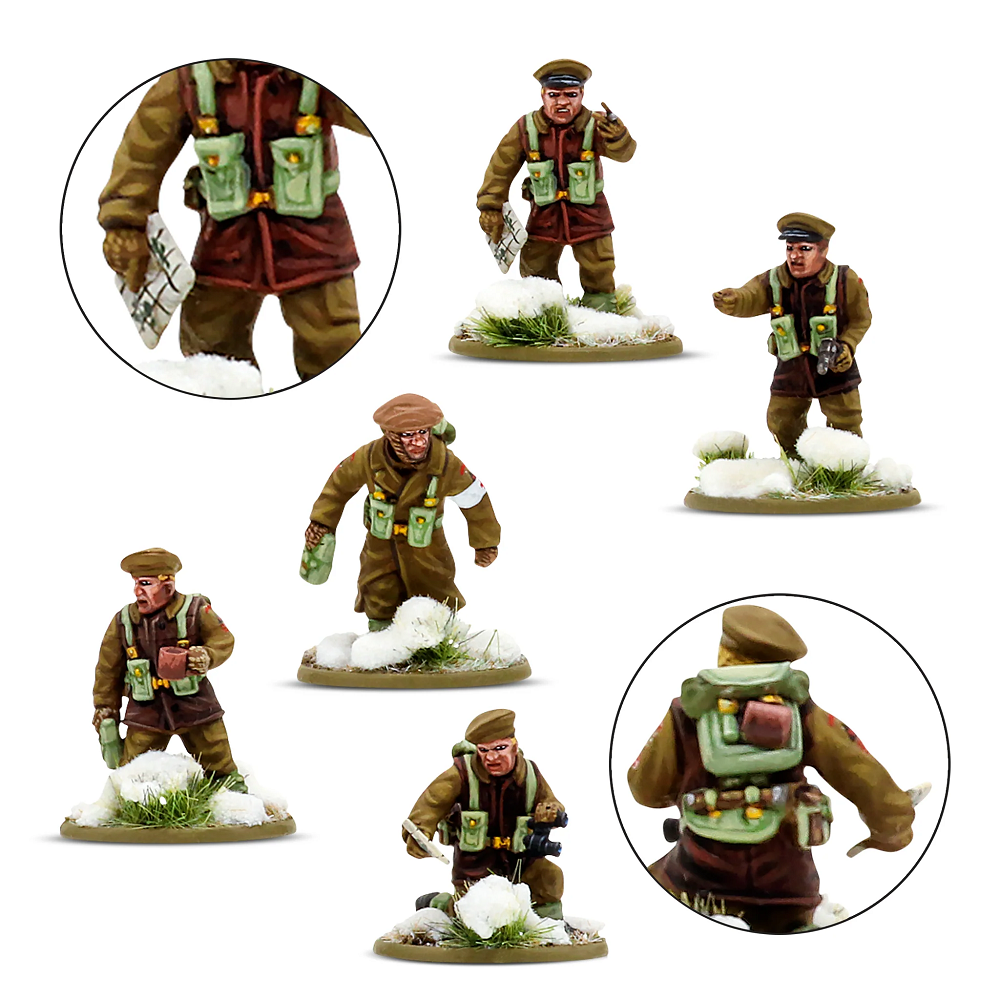 British & Canadian Infantry (Winter) Platoon - Bolt Action