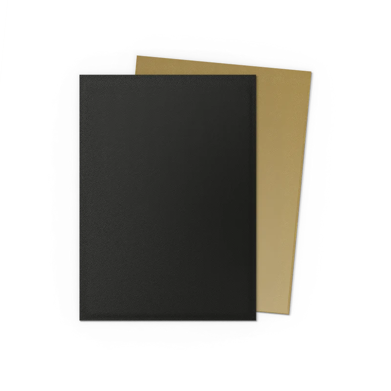 Dragon Shield Black & Gold Matte Dual Sleeves