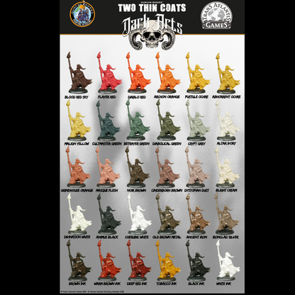 The Dark Arts Paint Set - Two Thin Coats Grimdark Acrylic Paint Collection