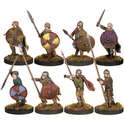 Carolingian Unarmoured Infantry - Victrix Dark Ages