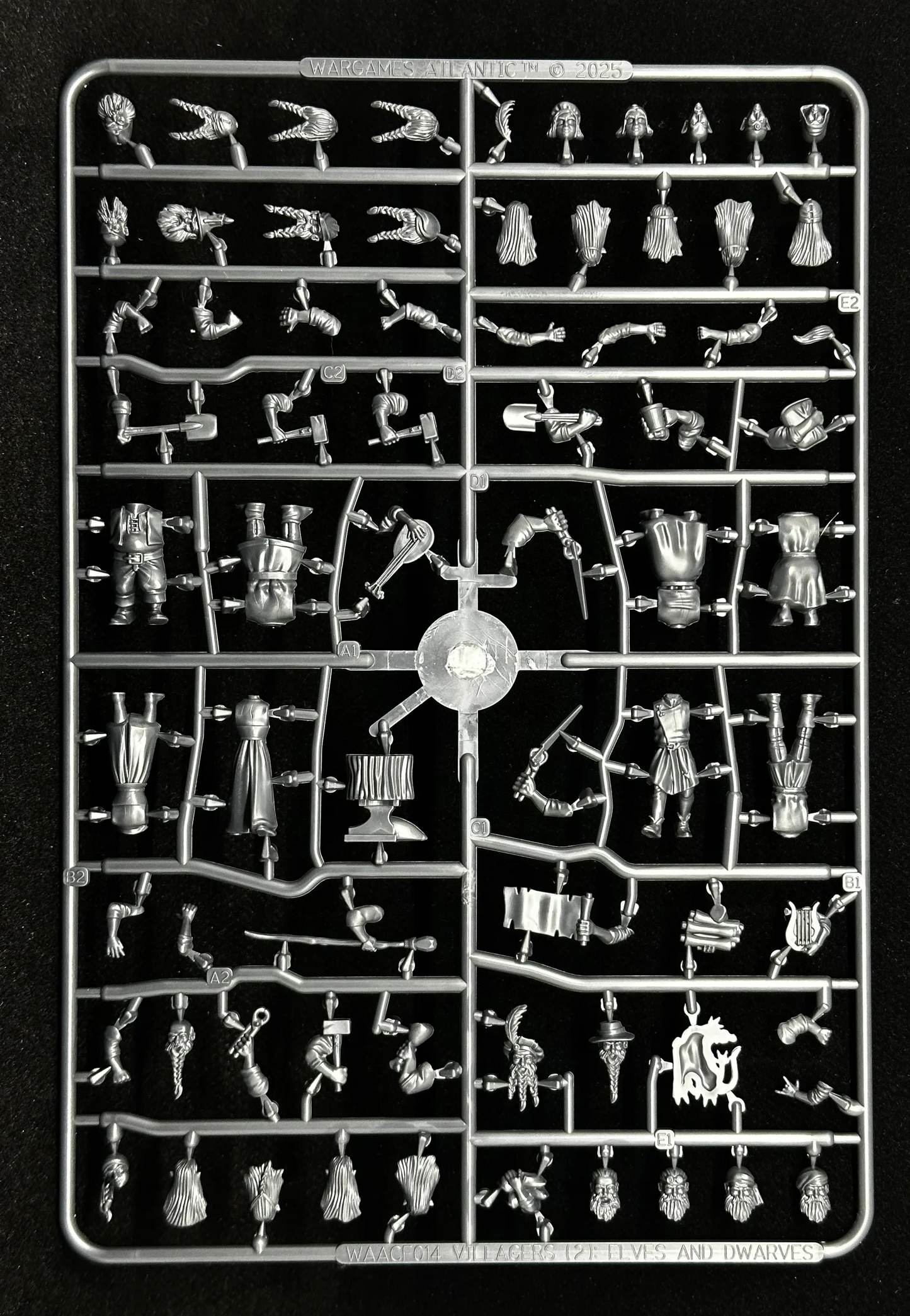 Classic Fantasy Villagers (2): Elves & Dwarves - Wargames Atlantic