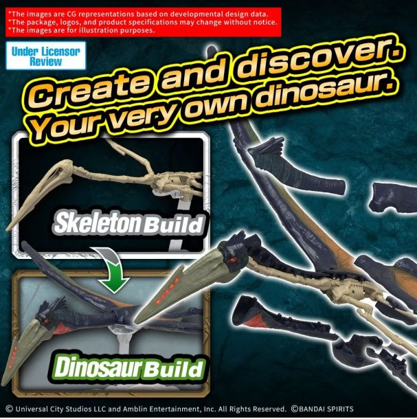 Plannosaurus Jurassic World Quetzalcoatlus - Bandai Plastic Model Kit