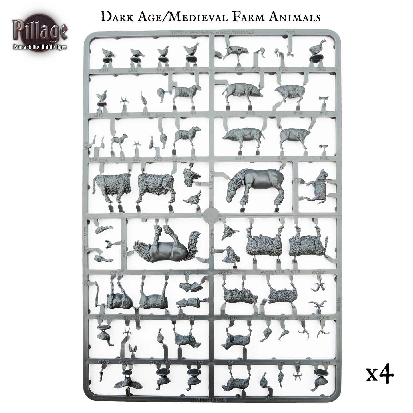 Victrix Medieval Farm Animals