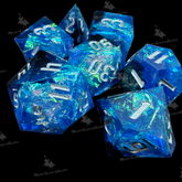 Blue Iridescent Inclusion RPG Di...
