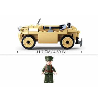 Sluban VW 82 Amphibious Car - WW2 Building Brick Kit