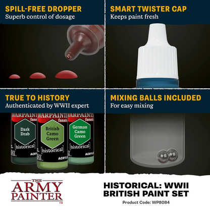 World War II British Paint Set - Warpaints Fanatic by Army Painter