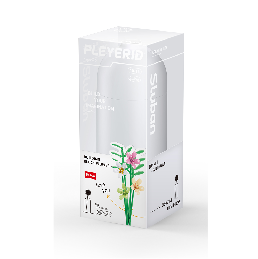 Sluban Freesia Flower Brick Kit - Pleyerid