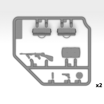 Ford A Gangster Car | 1:24 Scale Model