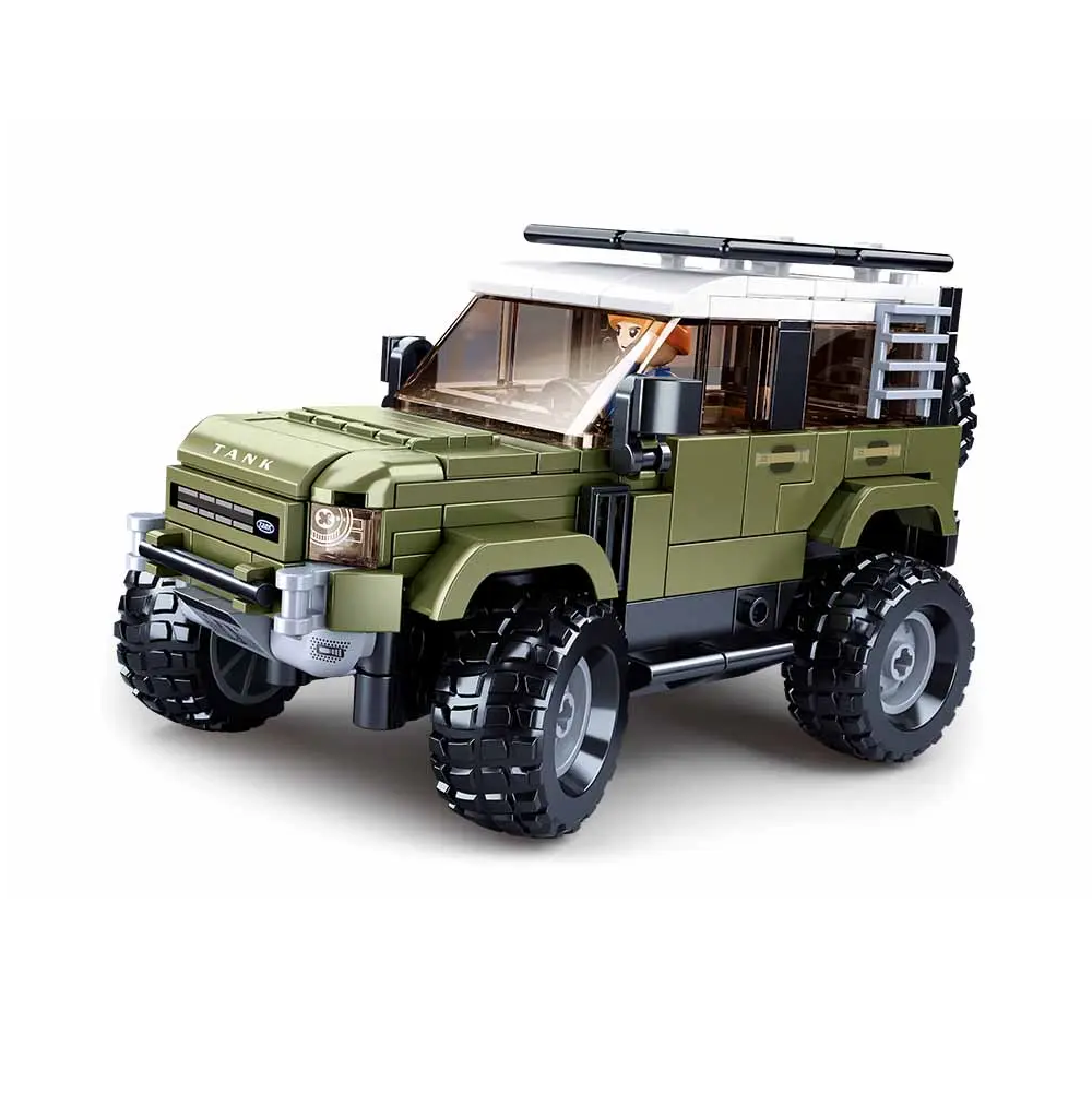 Sluban Green Tank SUV - ORV Building Brick Kit