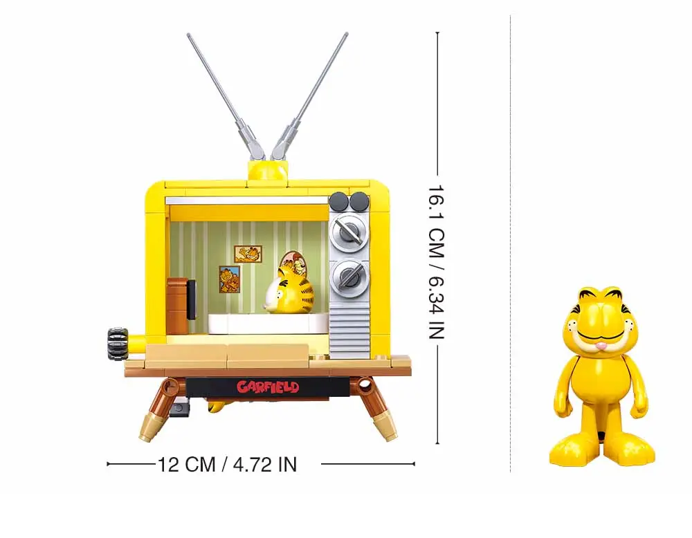 Sluban Garfield TV -  Building Brick Kit