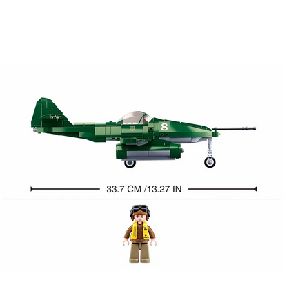 Sluban Battle of Budapest ME-262 Fighter - WW2 Army Building Brick Kit