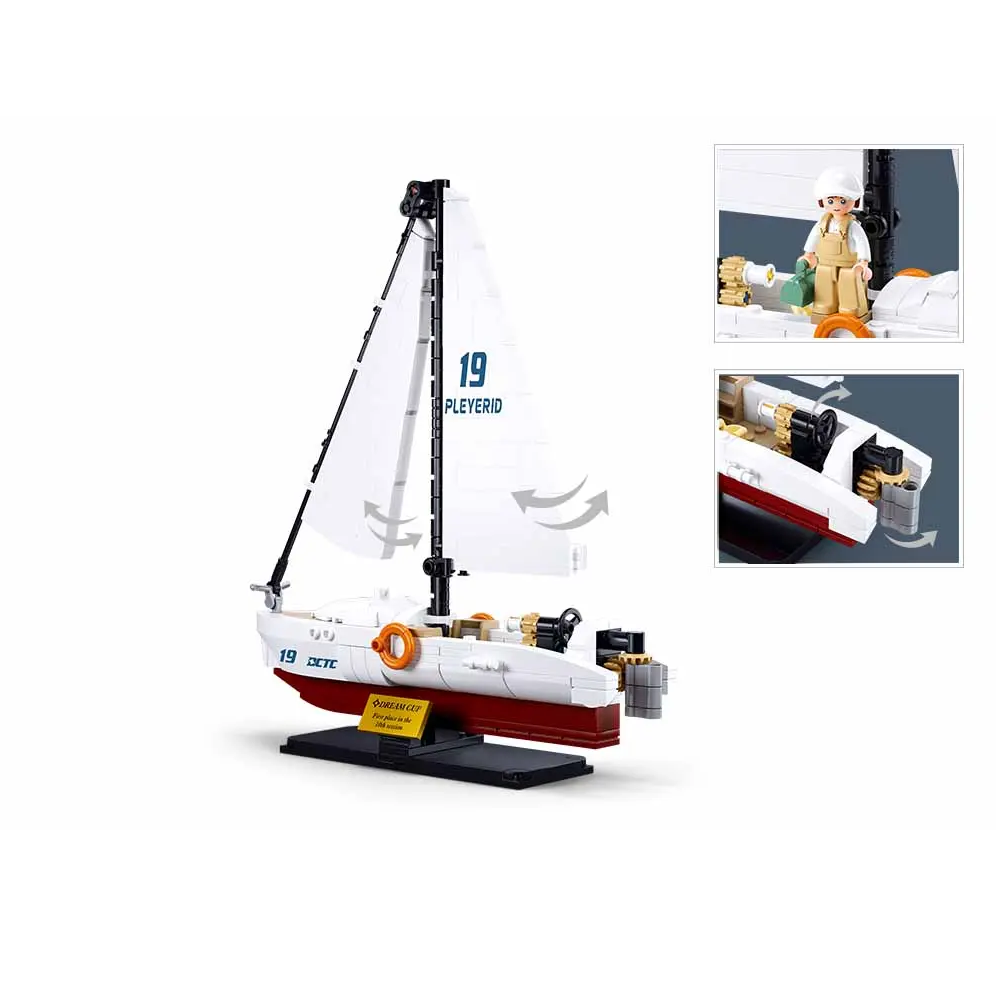 Sluban The Rodeo Speed Boat - Building Brick Kit