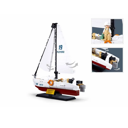 Sluban The Rodeo Speed Boat - Building Brick Kit