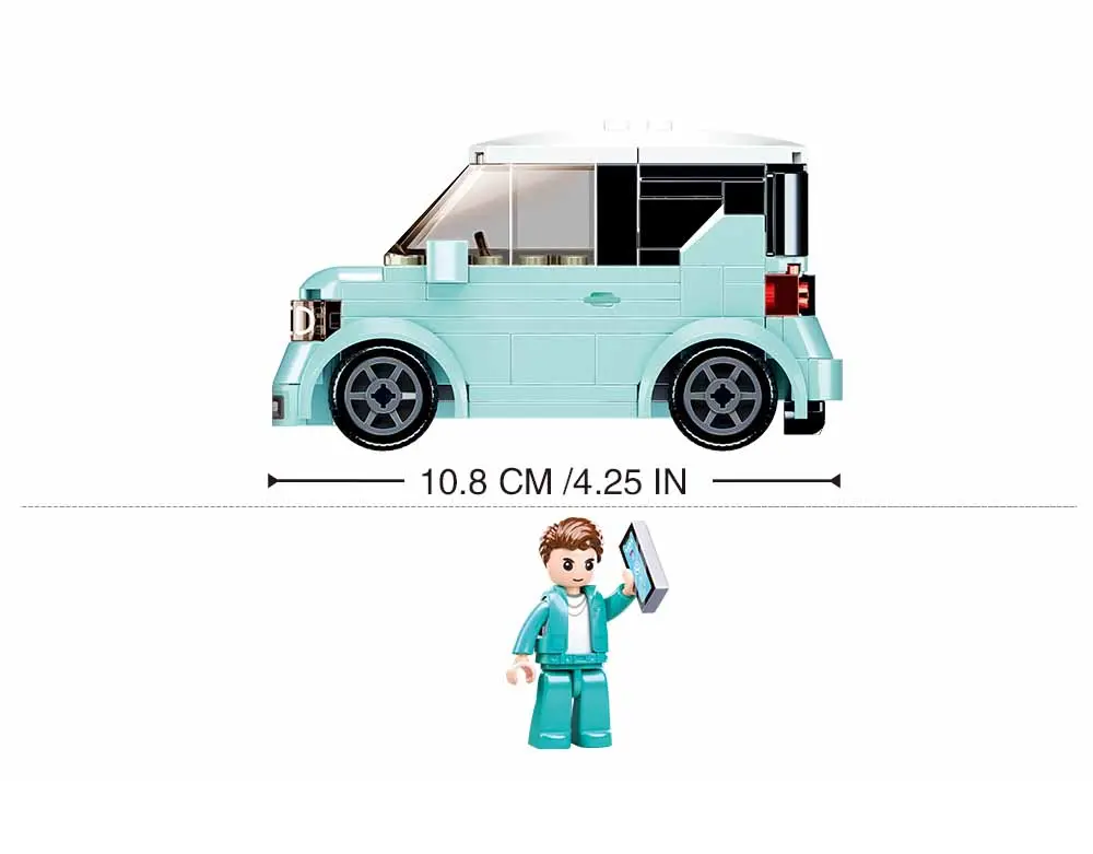 Sluban Omini Car - Mini Handcraft Building Brick Kit