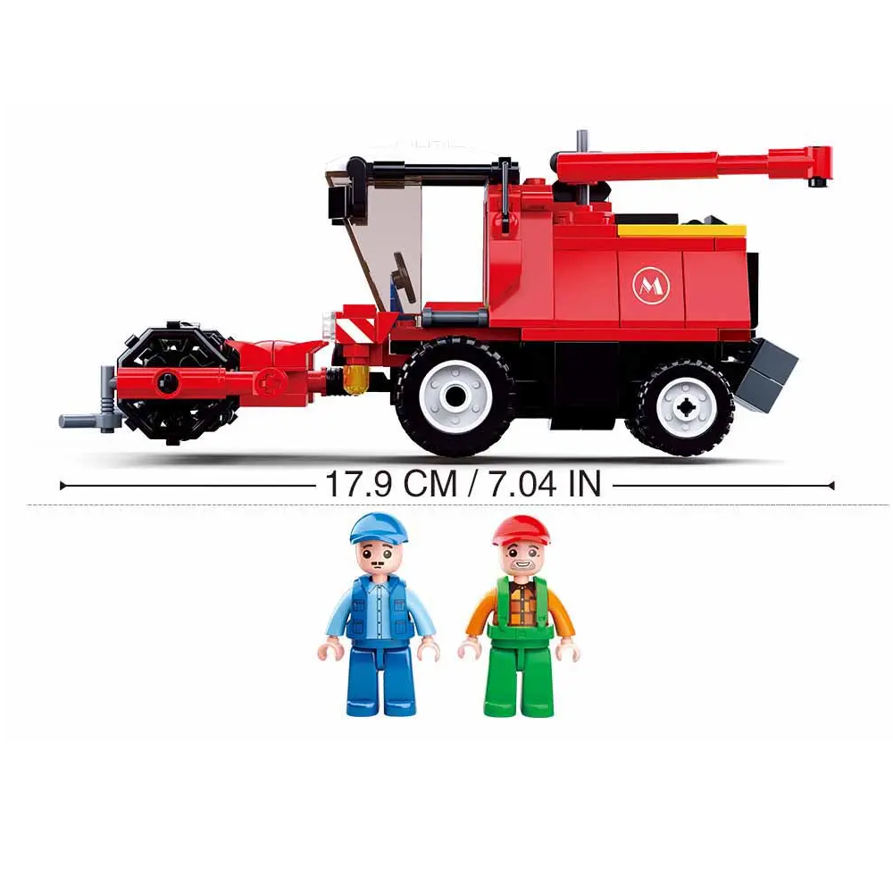 Sluban Harvester - Town Farm Building Brick Kit
