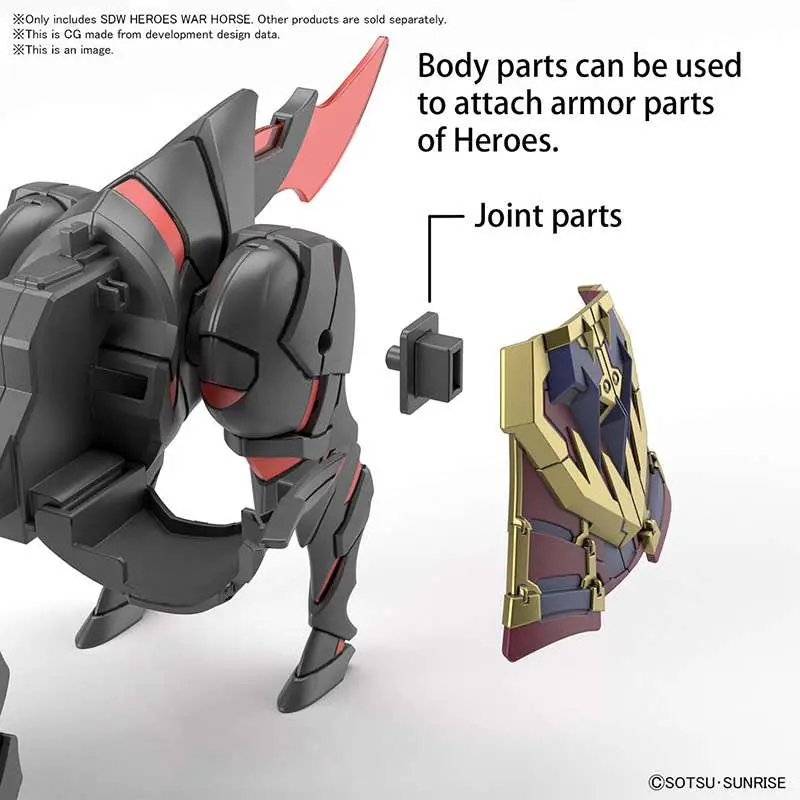 SDW Heroes War Horse – Bandai Gunpla