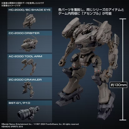 RaD CC-2000 Orbiter Nightfall - Gundam 1/144 Model Kit