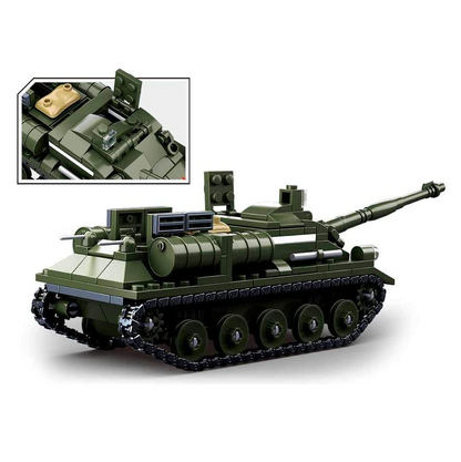 Sluban WW2 SU-85 Tank Destroyer - Model Bricks Kit
