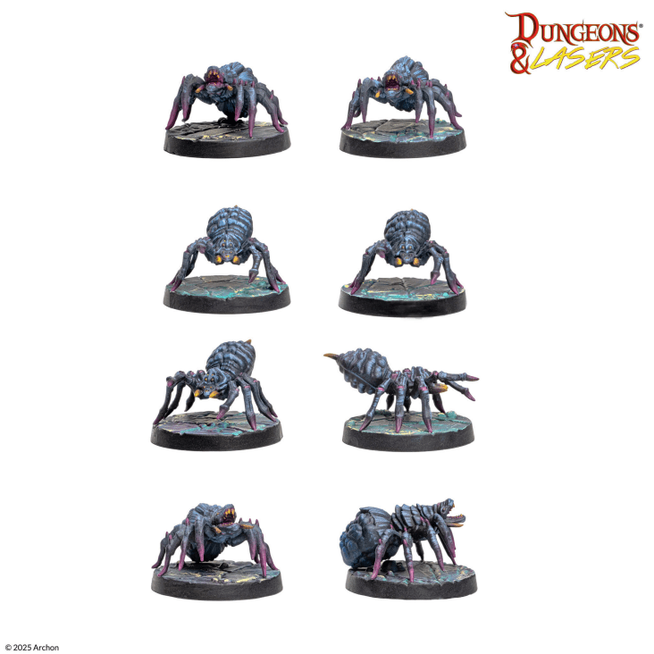 Dungeons and Lasers Cave Spiders