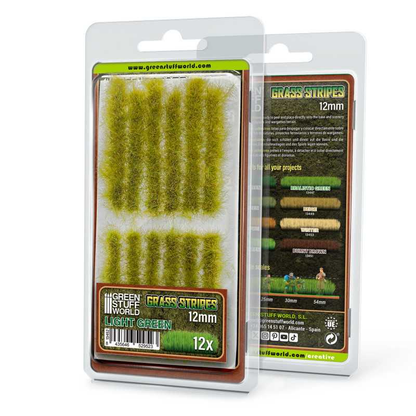 Light Green Grass Strips 12mm - Green Stuff World