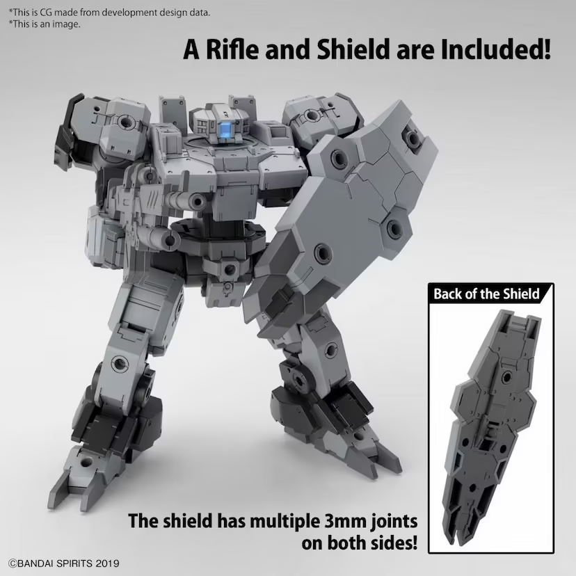 30MM eEXM-9 Baskyrotto (Grey) - Gundam Bandai