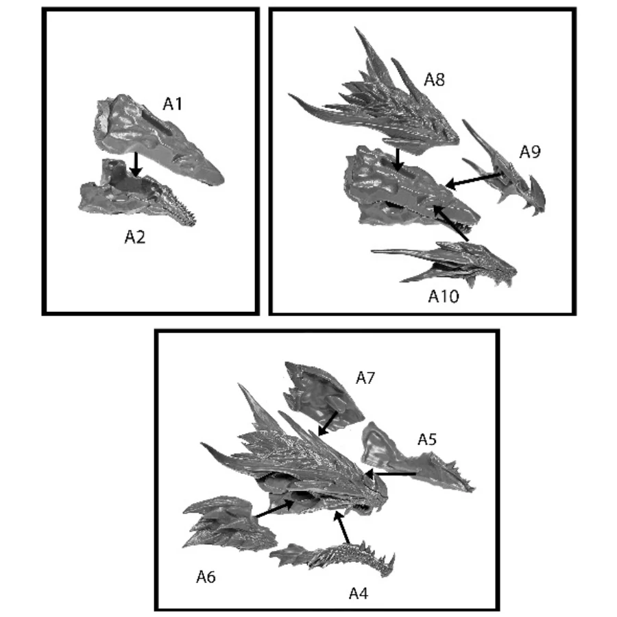 Argloth Rivelwyr Destroyer of Empires - Fantasy Dragon with Female Rider