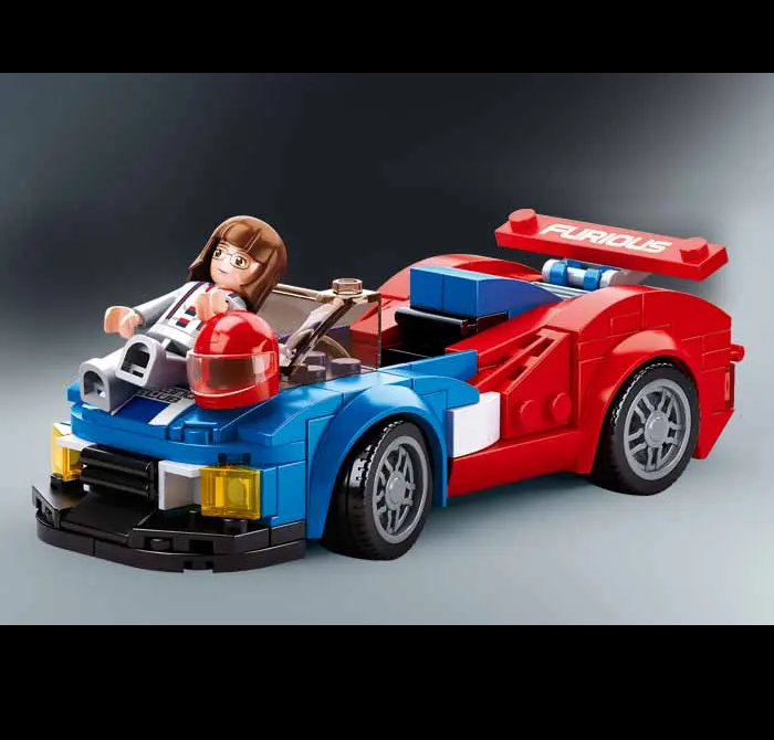 Sluban Butterfly Car - Car Club Building Brick Kit