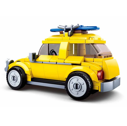 Sluban Yellow Beetle Car - Building Brick Kit