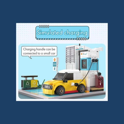 Shell Charging Station CaDA Bricks Kit
