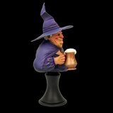Nanny Ogg, approximately 110mm high resin bust representing the witch Gytha Ogg from Terry Pratchett's Discworld who is known for her no nonsense attitude and cooking skills a great bust for your painting table and miniature collection.
